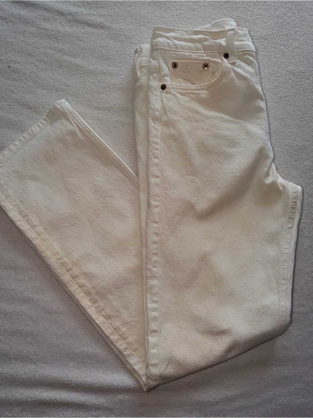 Zara Jeans off white high rise